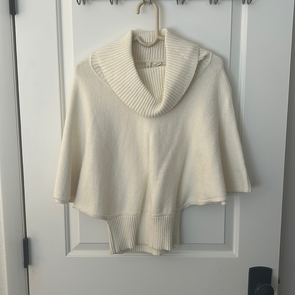 Moth/Anthropologie Cow Neck Short sleeve sweater